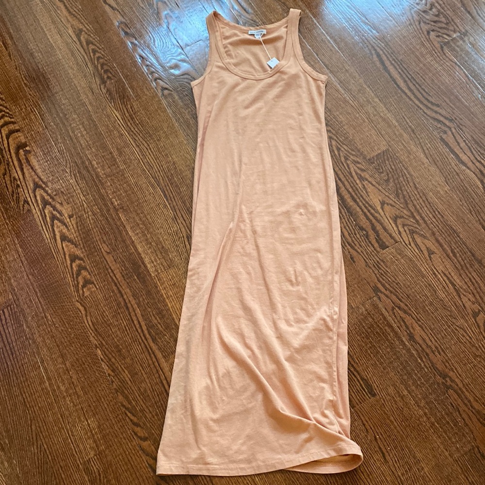 James Perse Peach Tank Maxi Dress